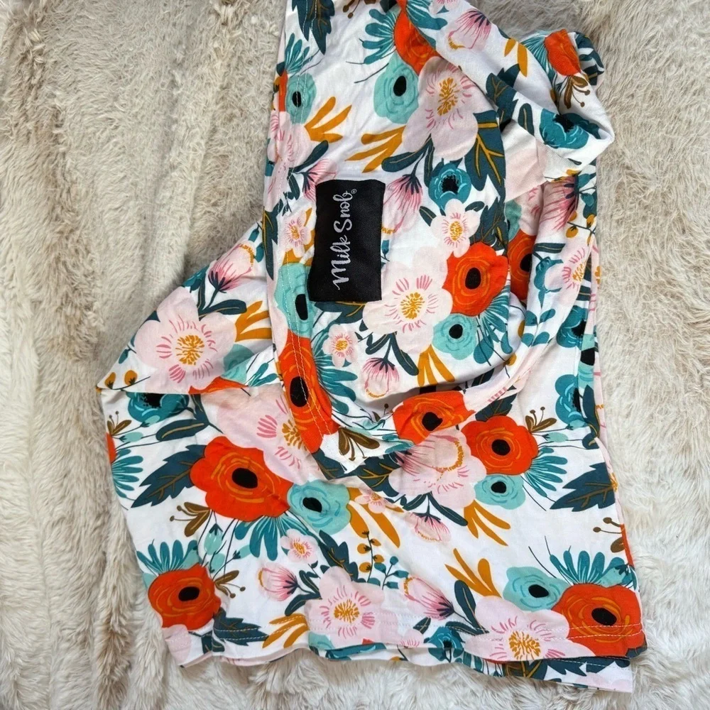 Milk Snob Floral Car Seat Cover 5-In-1 Nursing Cover Magnolia Print